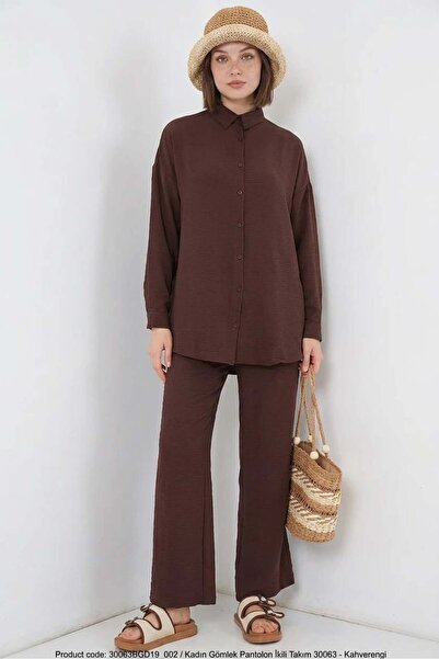 ALFA AKSESUAR 03 Women's Brown Suit