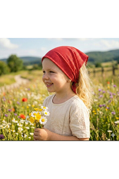 Eylülce Butik Girls' Bandana 100% Cotton Non-Flatting-Non-Sweating-Non-Slip S...