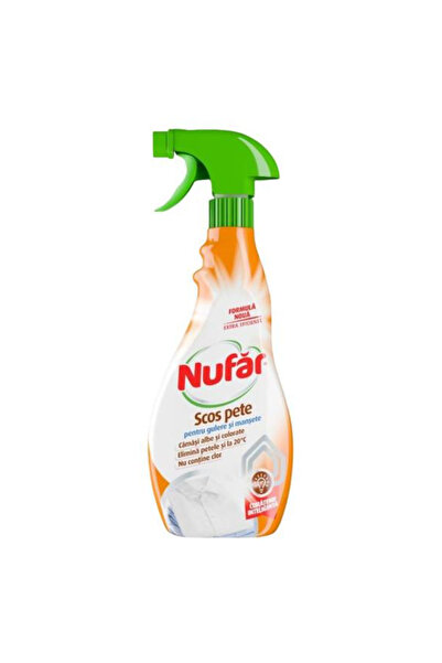 Nufar Solutie pentru Indepartarea Petelor de pe Gulere si Masete Nufar, 500 ml