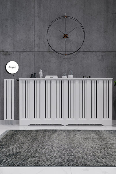 ENDLESS SHOPPİNG Petek Kaplama Modern Radyatör Kapatma Ünitesi Ön Panel MDF T...