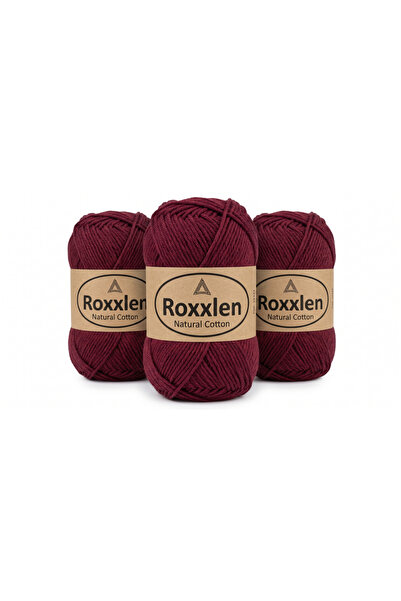 Roxxlen Cotton Hand Knitting Yarn Hobby Yarn Bag Yarn (90% Acrylic - 10% Cotton)