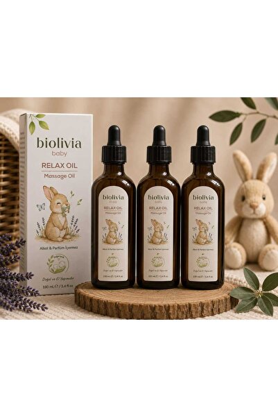 BİOLİVİA Baby Massage Oil Set of 3