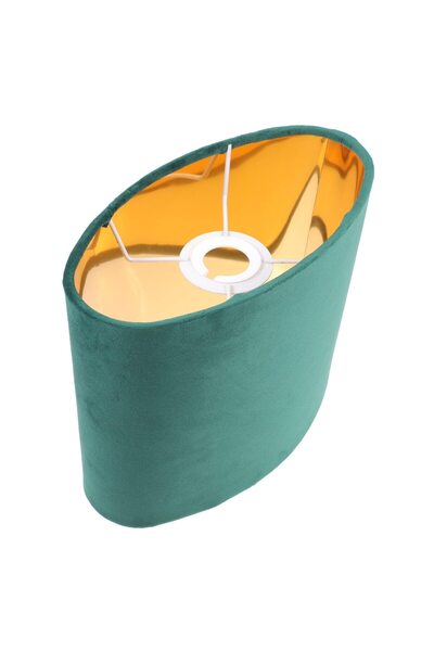 Luxshiny Abajur Oval, Luxshiny, Montare Tip Clip, Material Textil, Compatibil...