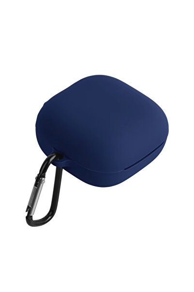 CaseOnn Qcy T13 Pro Case with Strap Attachment Matte Silicone Navy Blue