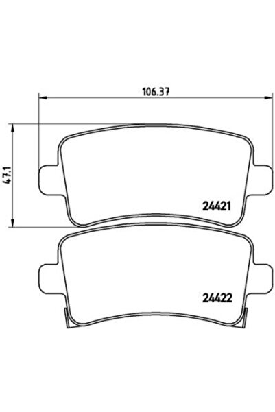 SRLine Placute frana Chevrolet Malibu (V300); Opel Insignia; Saab 9-5 (Ys3g) ...