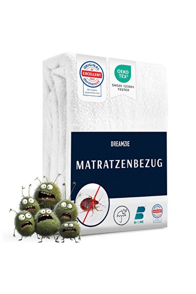 Dreamzie Husă protecție saltea, Dreamzie, Impermeabilă și anti-acarieni, 135x...