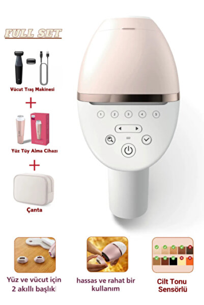 Philips Lumea Prestige Ipl Lazer Epilasyon Tüy Alma Cihazı Vücut Ve Yüz Başlı...