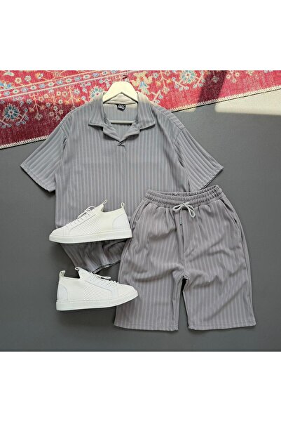 KONSEPT35 Men's Ottoman Fabric 2-Piece Shorts Suit