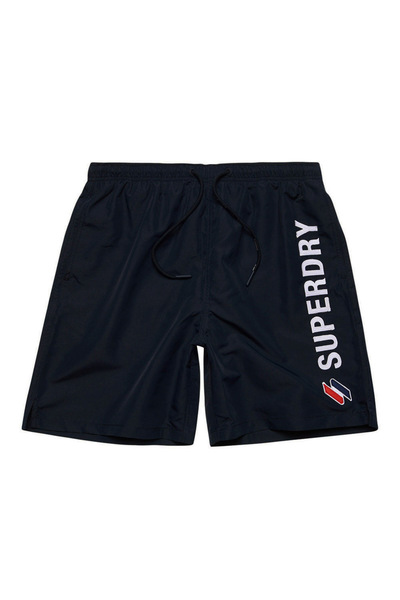 SUPERDRY Șorturi de baie pentru bărbați Mens Code Applique, 19 inch, mărimea S