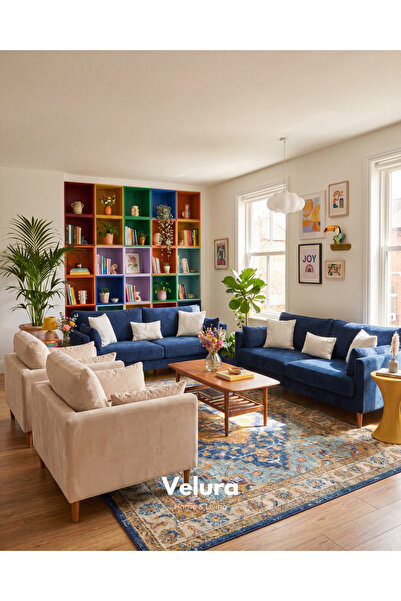 Velura Home & Living Pamela Koltuk Takımı - 3+3+1+1