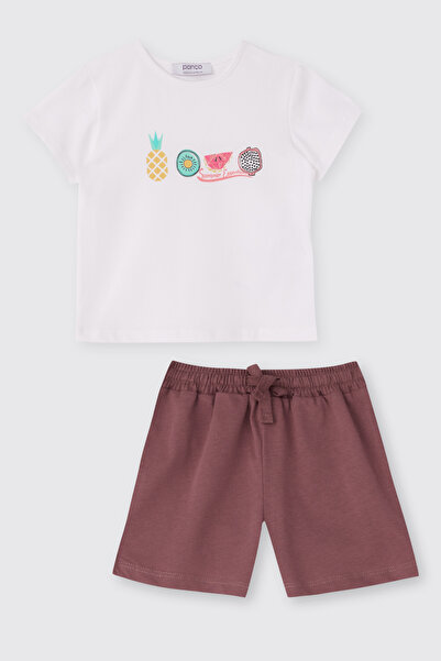 Panço Baby Girl 2-Piece Dusty Rose Set