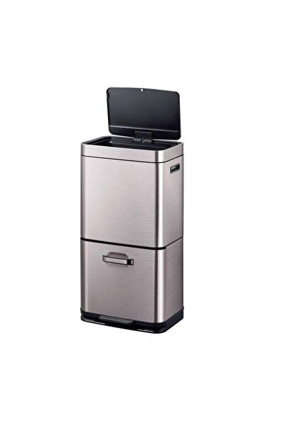 EKO Coș de gunoi cu senzor, EKO, Himalaya, 35+25 litri, 2 compartimente, inox
