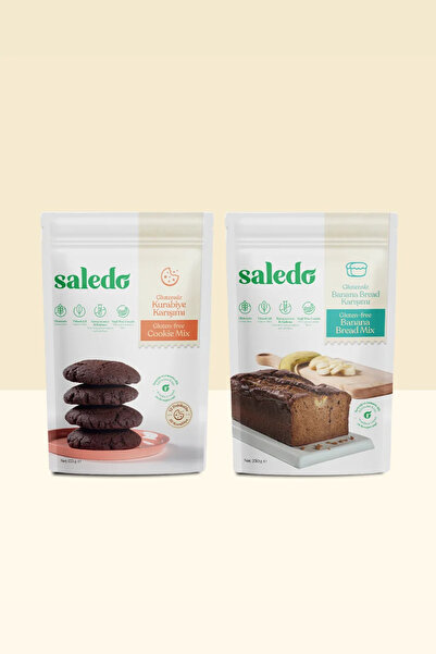 saledo Glutensiz Kurabiye ve Banana Bread Karışımı