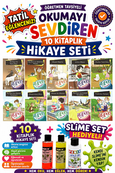 Ata Yayıncılık 2.Sınıf Öğretmen Tavsiyeli Okumayı Sevdiren 32 Sayfa 10 Kitapl...