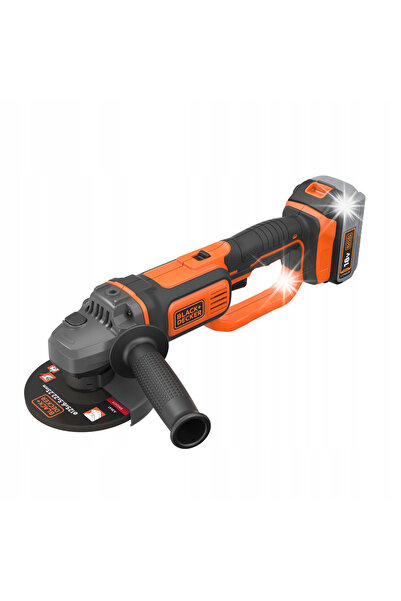 Black&Decker Polizor unghiular cu acumulator 125 mm 18V 1*4.0Ah BCG720M1 BLAC...