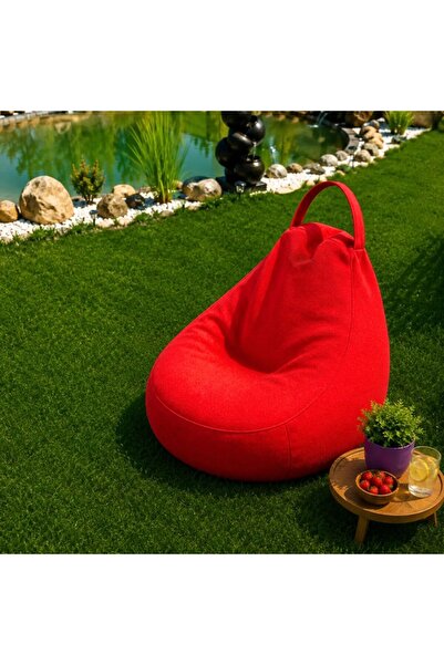 Pucioasa Fotoliu Bean Bag interior-exterior Rosu
