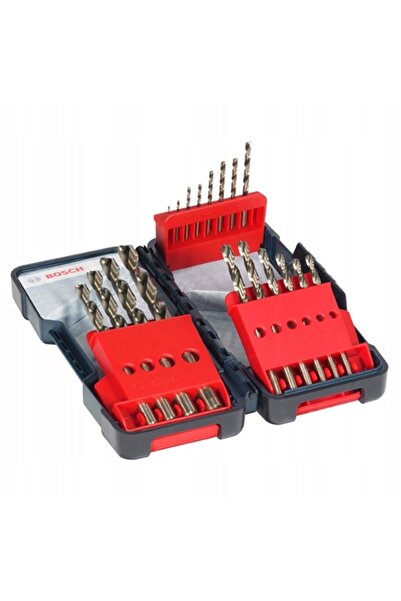 Bosch SET DE BROȘE DE GĂURIT HSS-CO 18 BUCĂȚI 2607017047