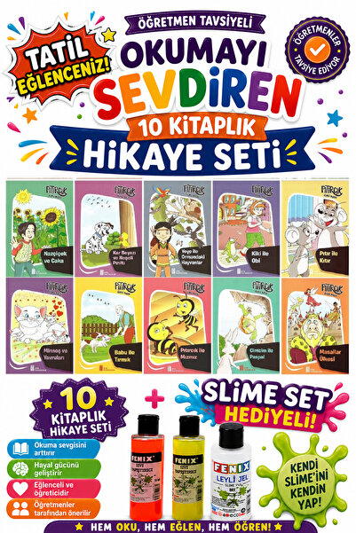 Ata Yayıncılık 2.Sınıf Öğretmen Tavsiyeli Okumayı Sevdiren 32 Sayfa 10 Kitapl...