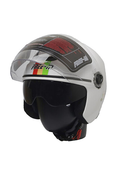 kuzey motor 618 YARIM KASK İTALYAN(GÜNEŞ VİZÖRLÜ)