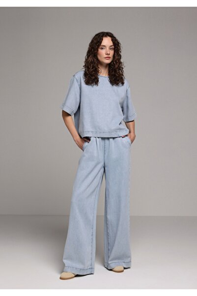 Colin's Loose Fit Kadın Light İndigo Denim Jean Pantolon