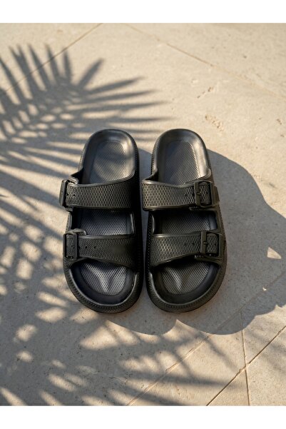 Khayrat Slipper Trendyol Men's Collection: Minimalist EVA Slides with Dual Bu...
