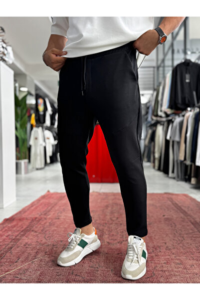 BYBASICMAN Black Side Zipper Basic Tracksuit By-0002