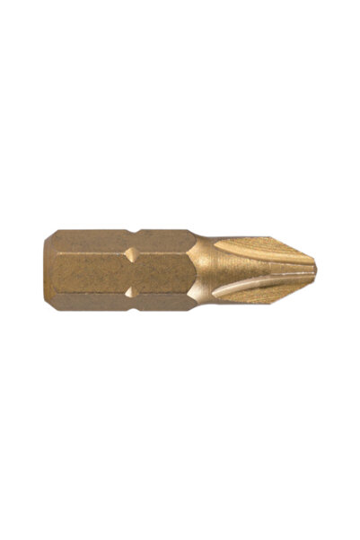 STAYER Bit TiN CVD 1/4'' DIN/ISO 1173 Forma C 6,3 - profil Phillips PH 1, L 25