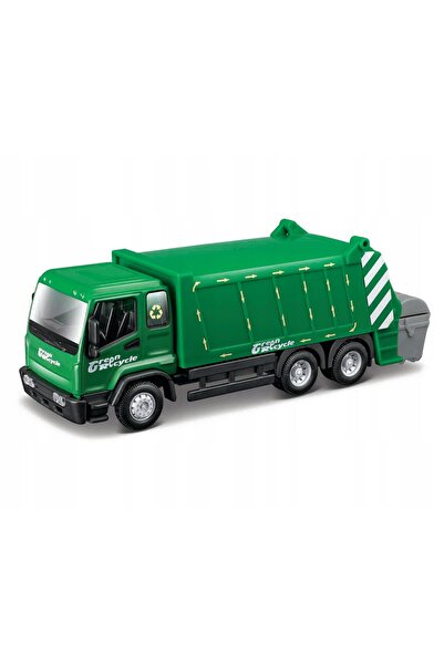 Bburago Junior Verde Camion de gunoi și camion de transport model BBURAGO 18-...
