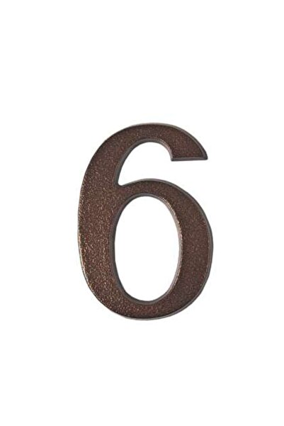 VDV Semn Cifra Cu Surub Fixare - 100mm / Bronz-antic / 0