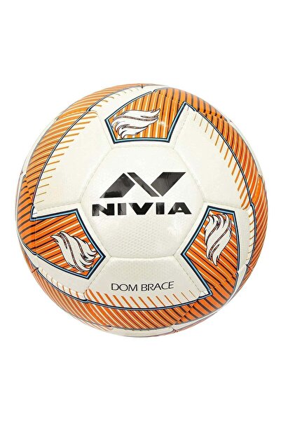 Nivia DOM02 Brace PU Football | Size 5 | Machine Stitched | 32 Panel | Hobby ...
