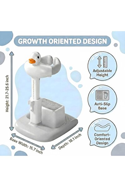 YuTai Little Yellow Duck Adjustable Children’s Bath and Handwashing Station –...