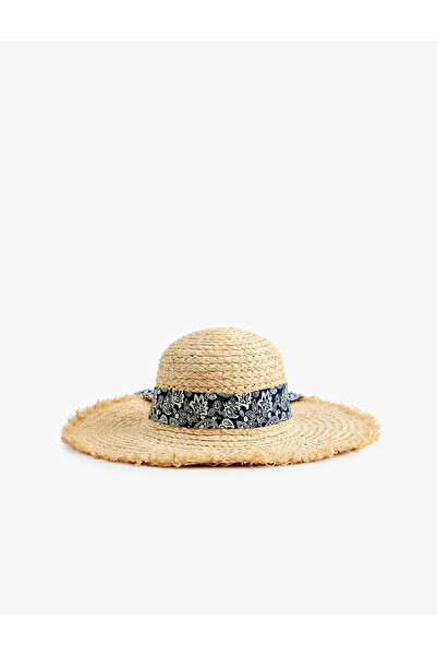 Koton Ribbon Detailed Straw Hat