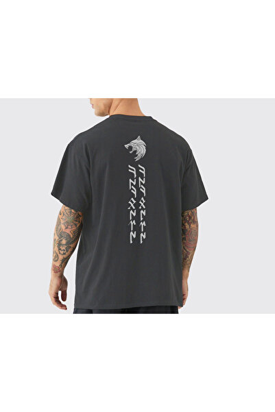 VEK Kökbörü Oversize T-Shirt Göktürk Letters Special Design 100% Cotton Unisex
