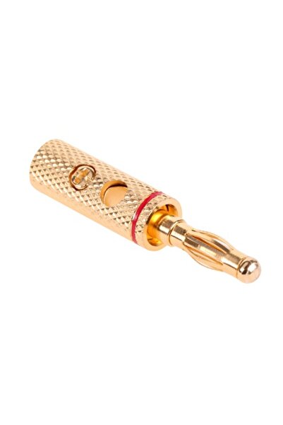 Lechpol Conector banană metalic placat cu aur