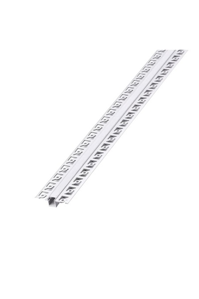 V-TAC Profil LED din aluminiu mat de 2m pentru montaj în gips-carton