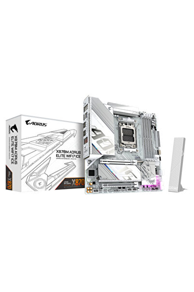 Gigabyte X870M AORUS Elite WiFi 7 ICE AM5 mATX DDR5 Placă de bază
