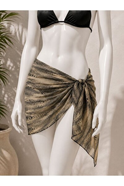 Atlas Kumass Stylish Chiffon Beach Pareo – Practical Tie-Up Design