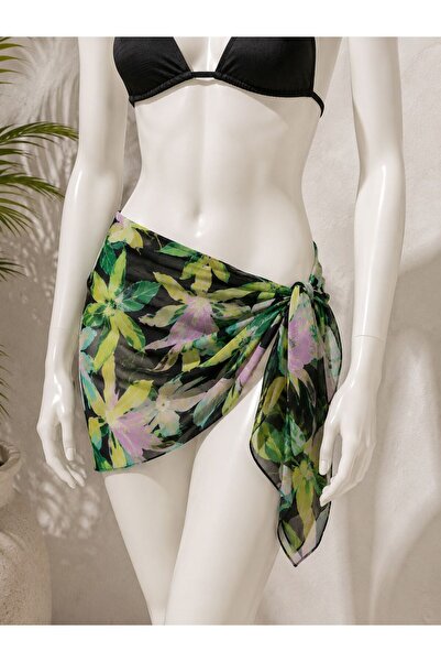 Atlas Kumass Stylish Chiffon Beach Pareo – Practical Tie-Up Design