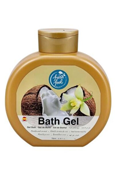 FRESH FEEL جل استحمام بخلاصة الفانليا و جوز الهند من فريش فيل - 750مل