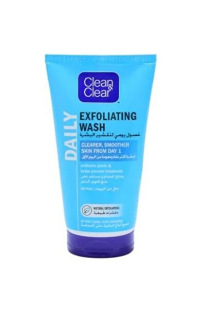 Clean & Clear كلين اند كلير غسول يومي لتقشير الوجه 150 مل