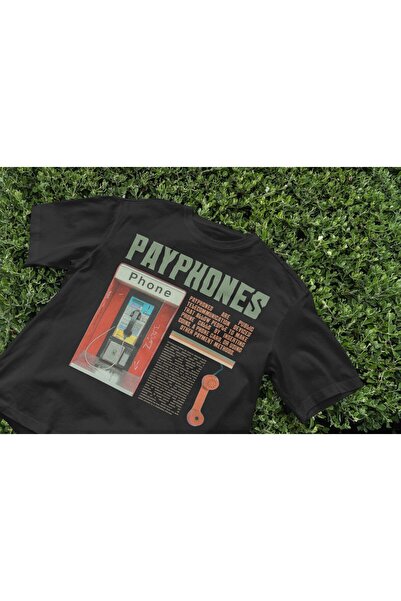 Grafftee Clothing تي شيرت كبير الحجم مطبوع عليه هاتف باي فونز للجنسين