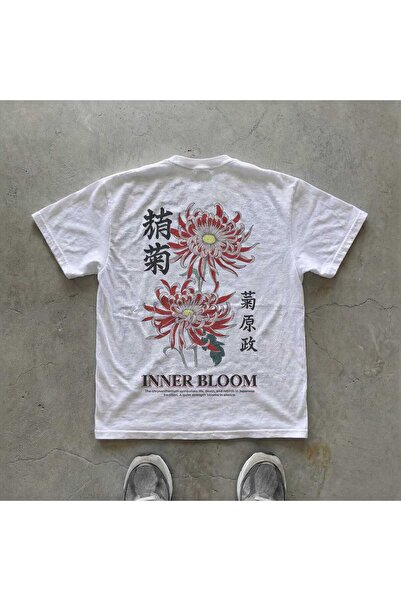 Grafftee Clothing Inner Bloom Printed Unisex Oversize T-Shirt