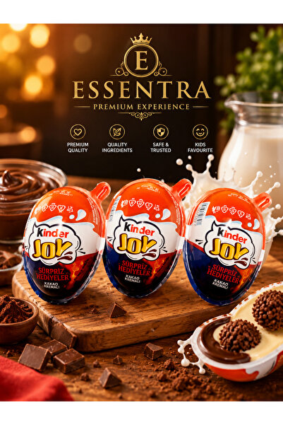 Essentra Home Stranger Things Sürpriz Çikolata 3'lü Paket Sürpriz Yumurta, St...