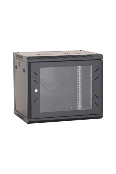 ASYTECH Networking Rack de perete 12U 19' 600x600, negru - ASY-12U-6060W