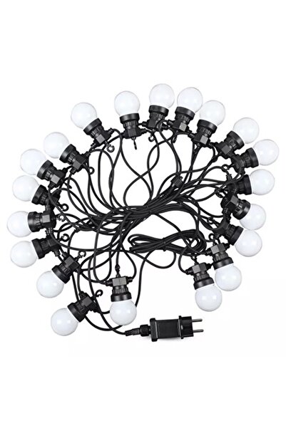V-TAC Luminițe LED festive 10m 20x0.5W 6000K Alb rece IP44 Ștecher UE