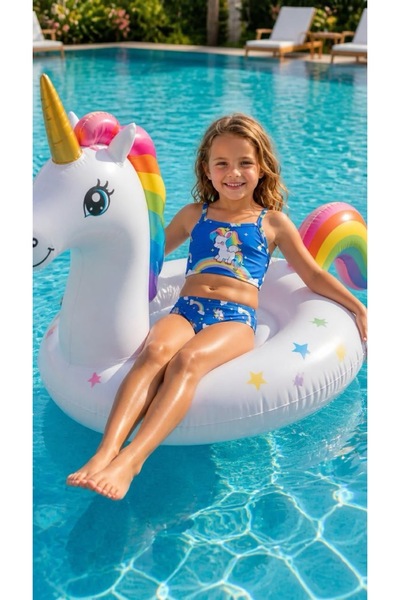Lizsa Trodijelni bikini set za devojčice sa torbom