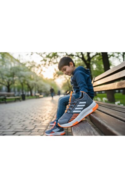 StoXStore Çocuk Sneaker Spor Ayakkabı Hafif Konforlu Kaymaz Taban Günlük Kull...