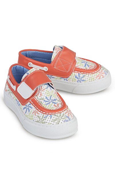 Civil Sport Surf Fish Printed Sports Shoes - Orange, Size 32-36