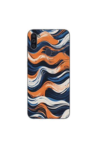 OEM Husa compatibila cu Samsung Galaxy A11 Silicon Gel Tpu Model Abstract Cra...