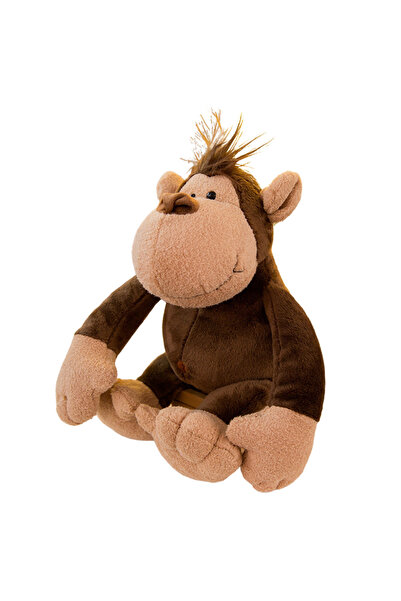 LeanToys Mascotă de pluș, maimuță maro, 25 cm